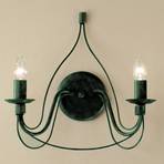Applique FILO à 2 ampoules, vert antique