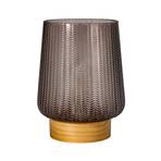 Pauleen Fancy Glamour E27 LED battery taupe wood