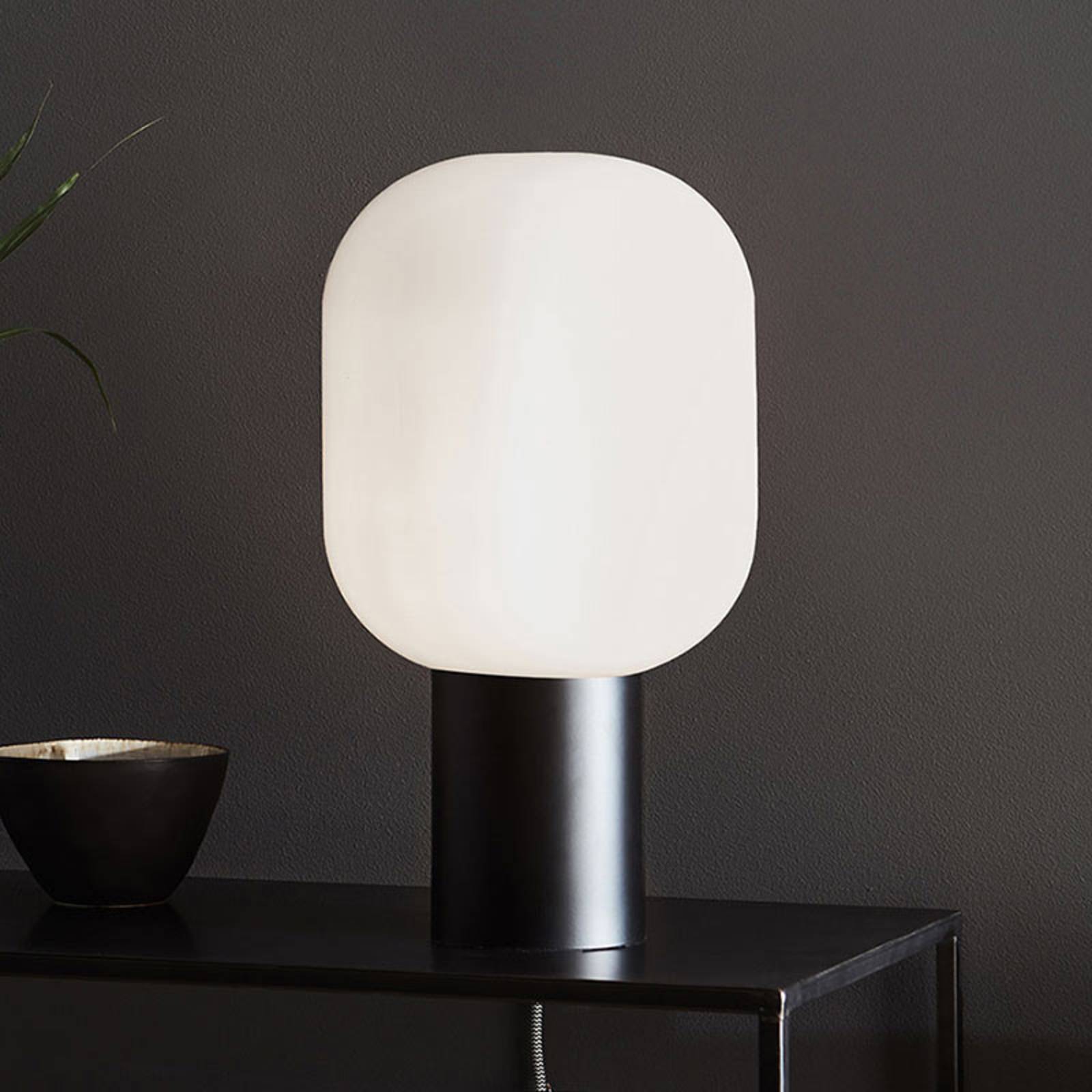 Markslöjd Lampe à poser Brooklyn blanc opale 44 cm