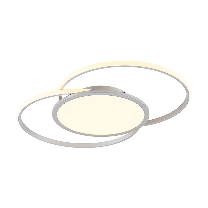 Lucande – Senne Deckenleuchte M Silver