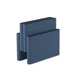 Magazine rack, blue, length 40 cm, height 35 cm - Kartell