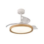 Mistral Mini LED-Deckenventilator holz DC leise CCT - Mantra
