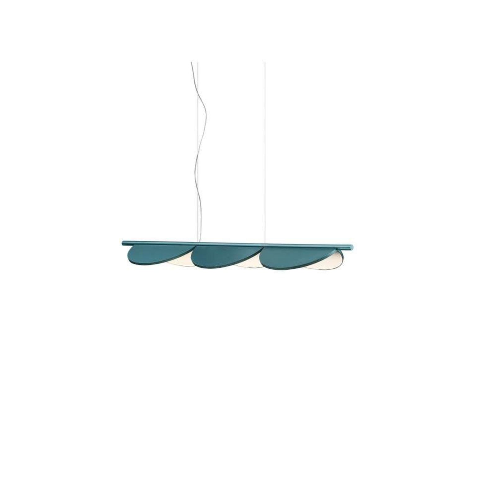 Almendra S3 Pendelleuchte Bay Blue Metallized FLOS - Aluminium