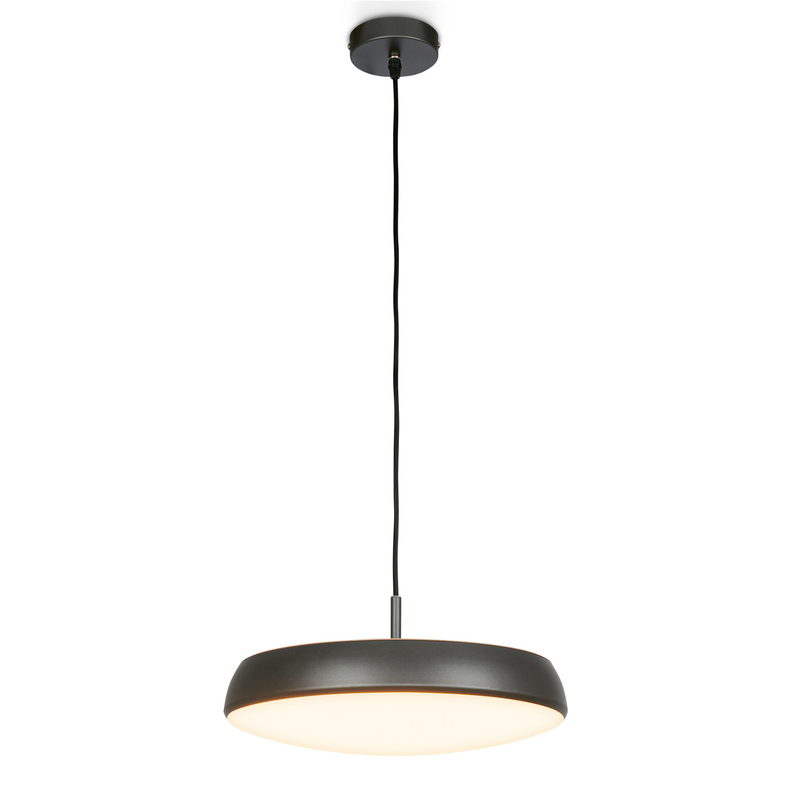 Lámpara colgante LED Nala, antracita, metal/plástico, Ø 35 cm Lámpara colgante LED Nala, antracita, metal/plástico, Ø 35 cm