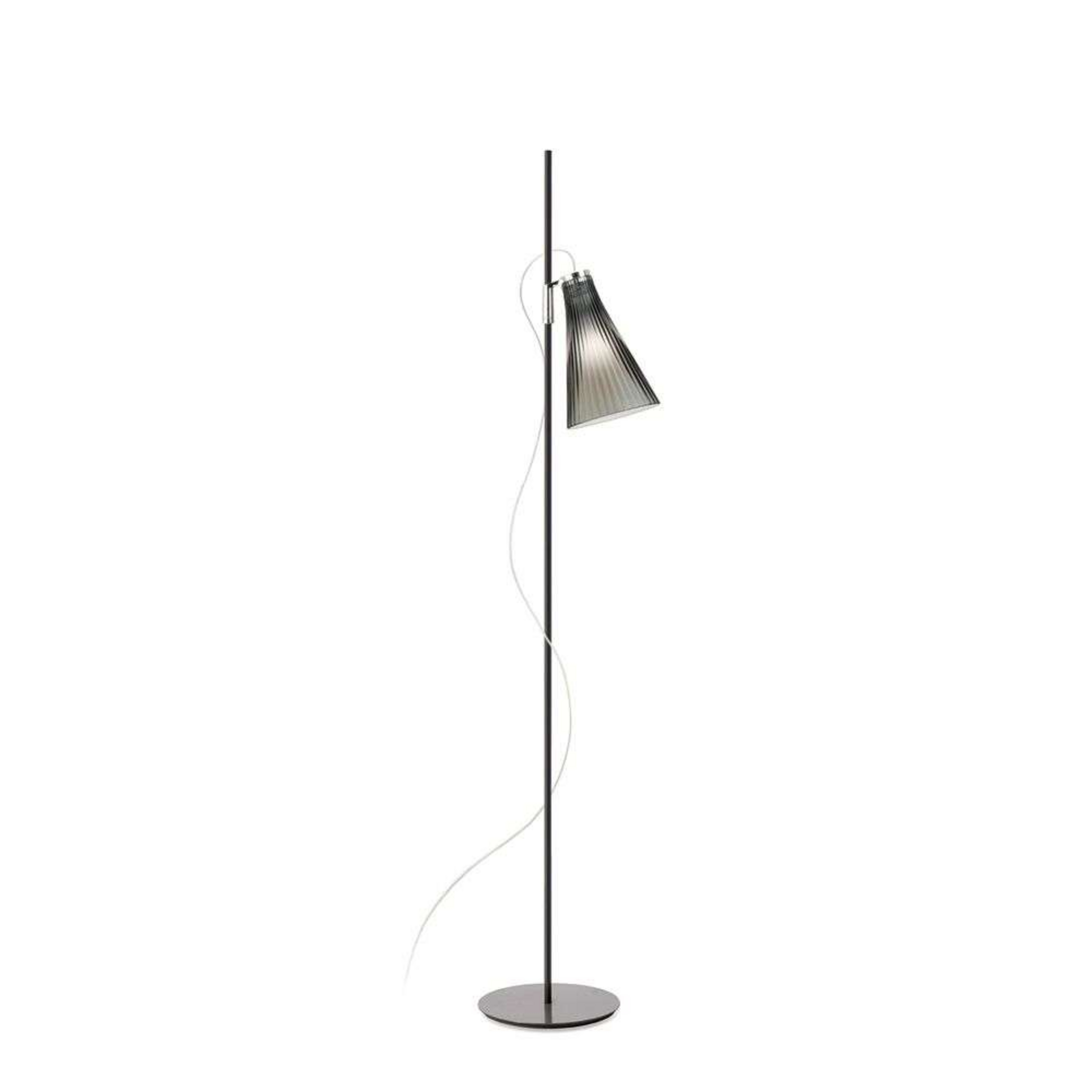 K-Lux Lampadaire Black/Smoke - Kartell