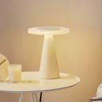 Helestra Bax lámpara de mesa, touchdimmer, blanco