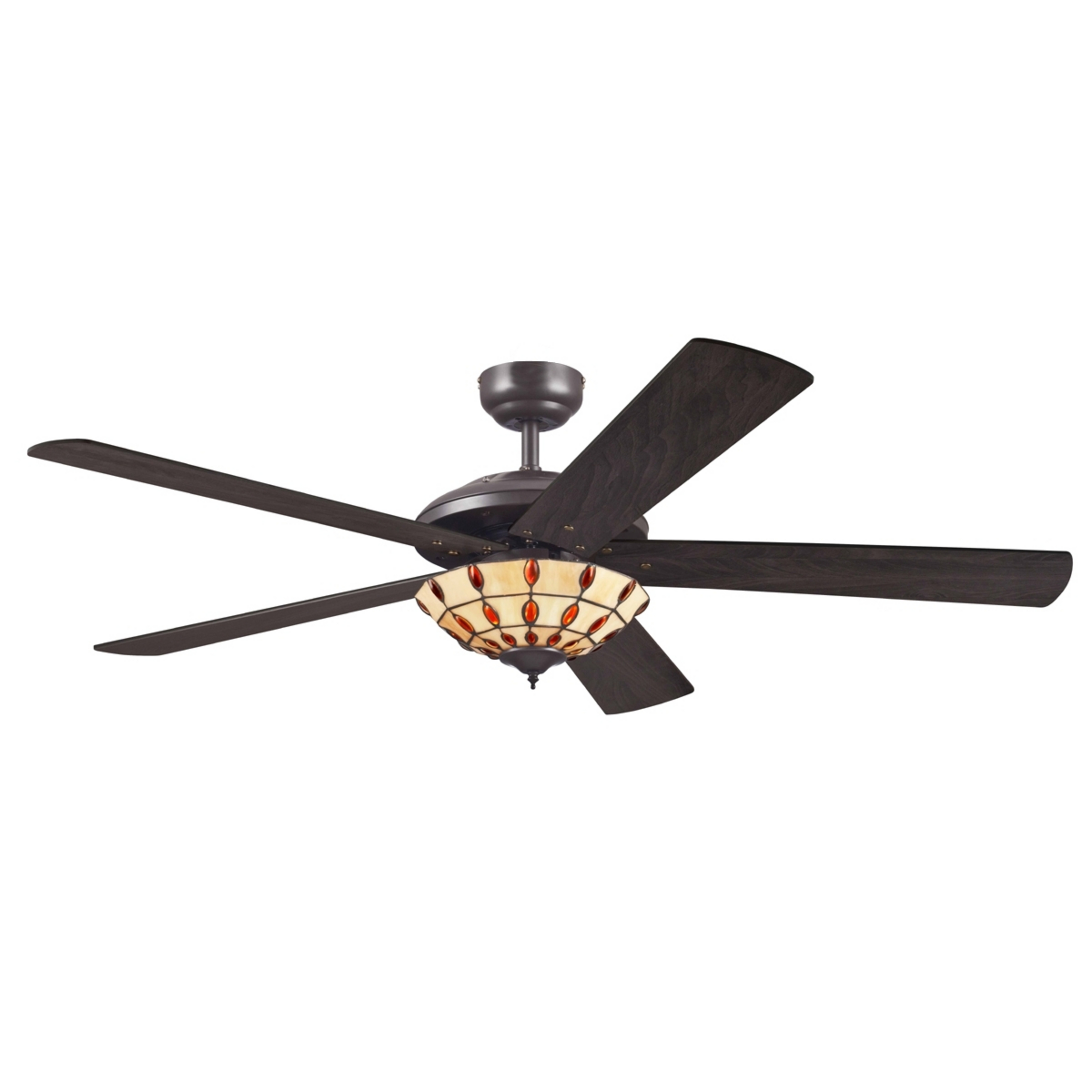 Wentylator sufitowy Comet T z lampą Tiffany – Westinghouse
