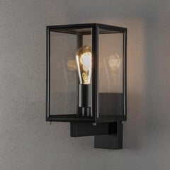 Carpi välisseinavalgusti, must, laius 16,5 cm
