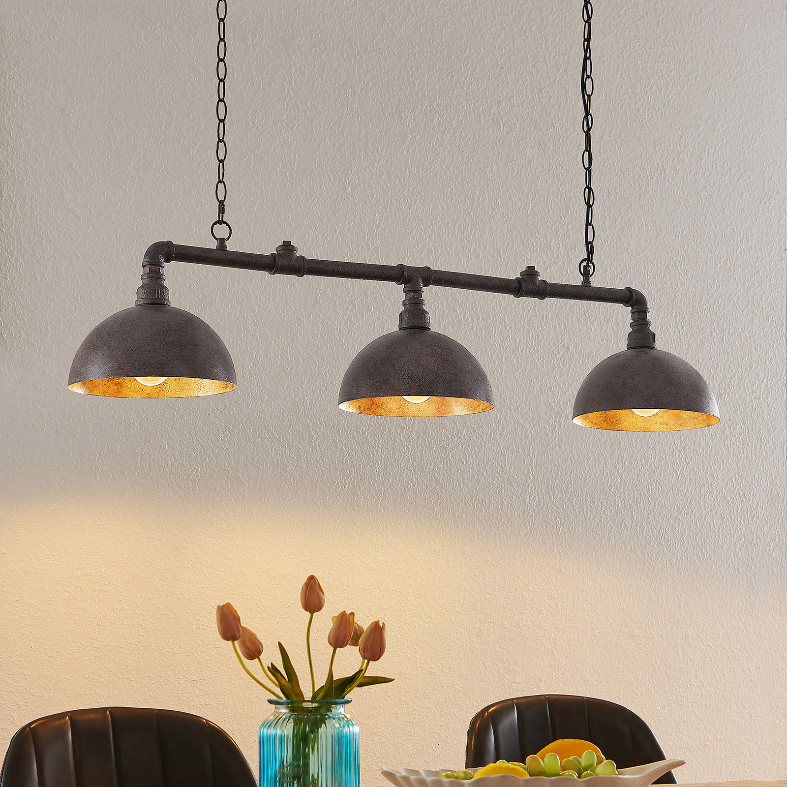 Lindby Truett lampada a sospensione, 3 luci