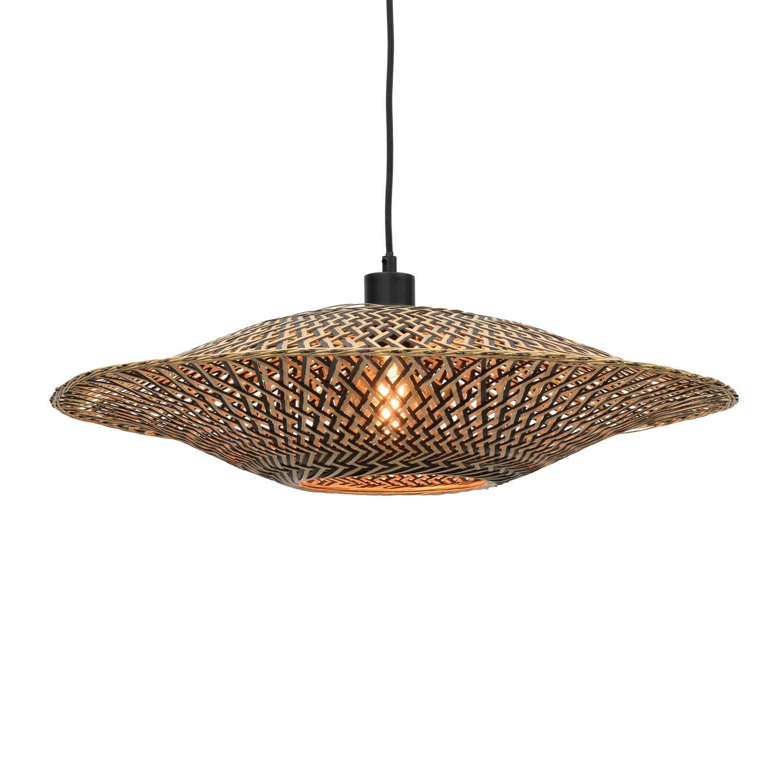 GOOD & MOJO Bali bamboo pendant light, Ø 60 cm