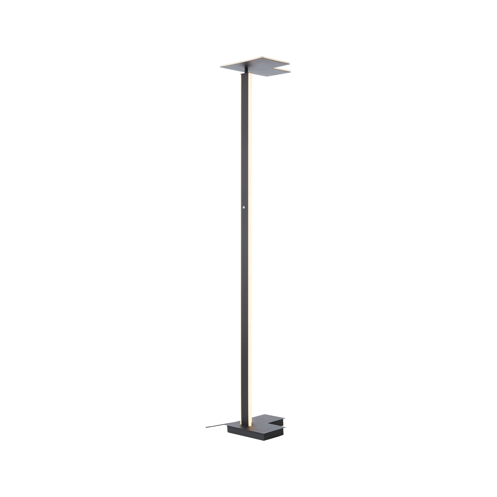 LED стояща лампа Mora, антрацит, височина 178 cm, метал