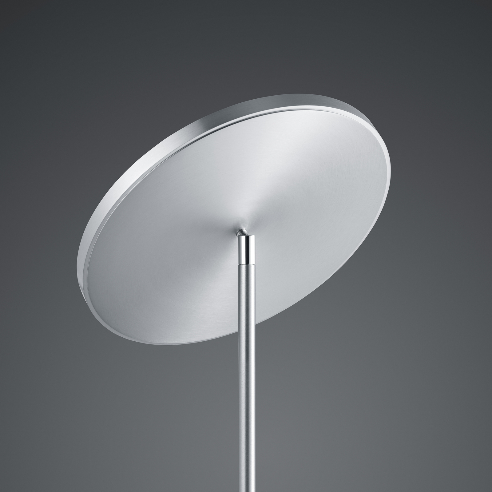 BANKAMP Solid LED floor lamp dimmer nickel/chrome