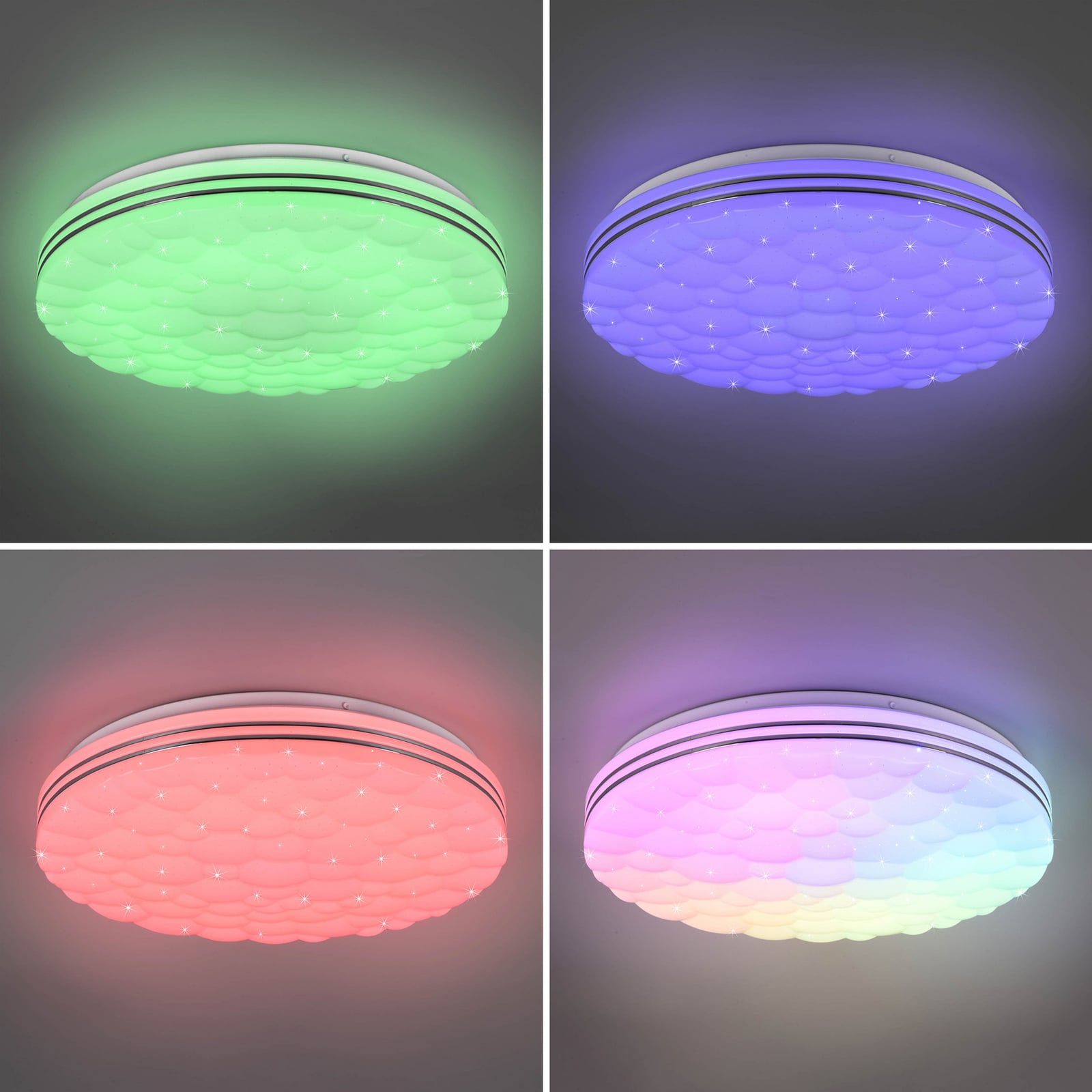 Tiger LED ceiling lamp RGB CCT starlight effect Tiger LED ceiling lamp RGB CCT starlight effect