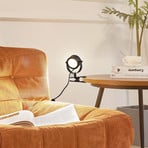 Lindby Φωτιστικό με σφιγκτήρα Jyla, μαύρο ματ, GX53