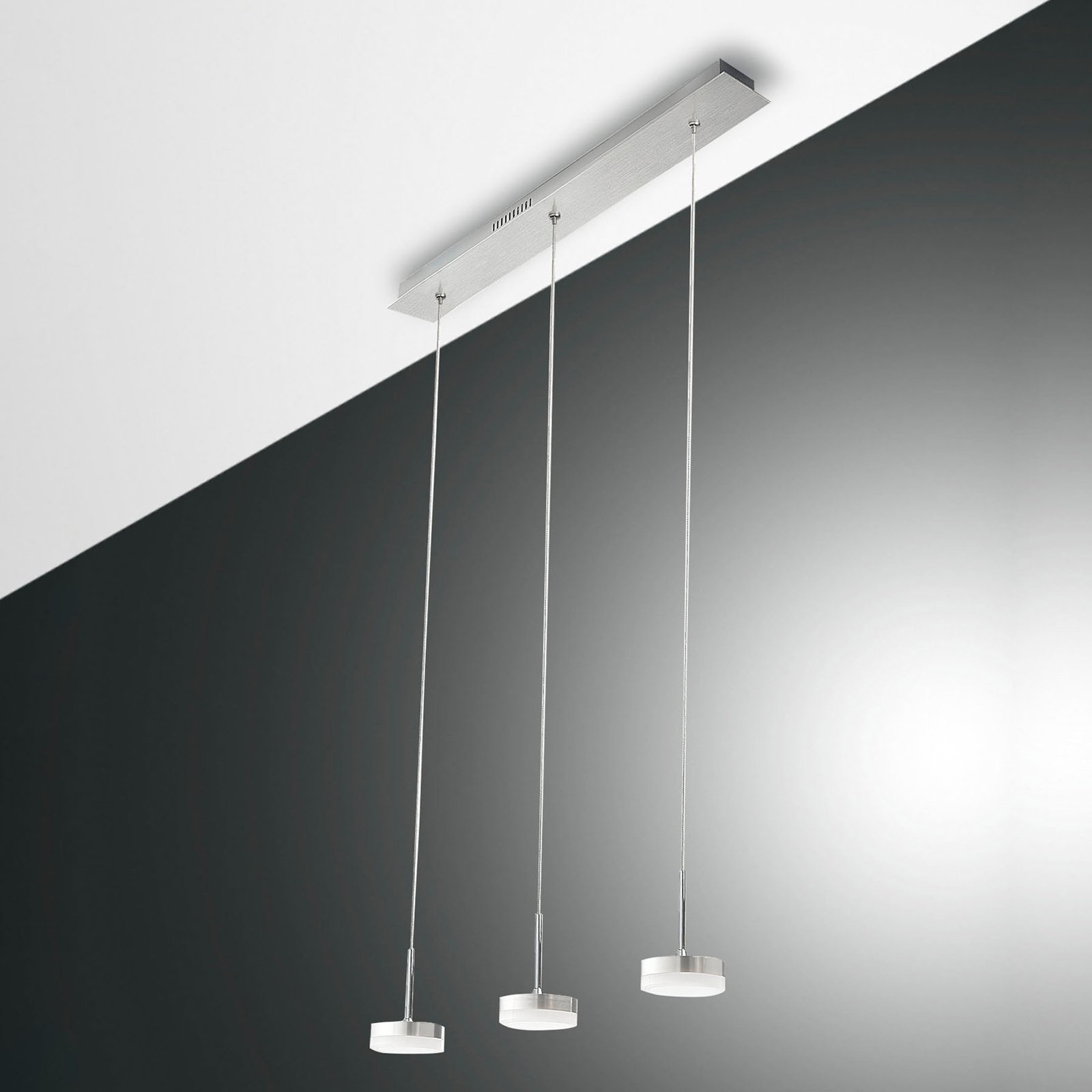 Dunk LED hanging light, 3-bulb