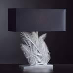 Lampe à poser Felce avec un abat-jour en tissu