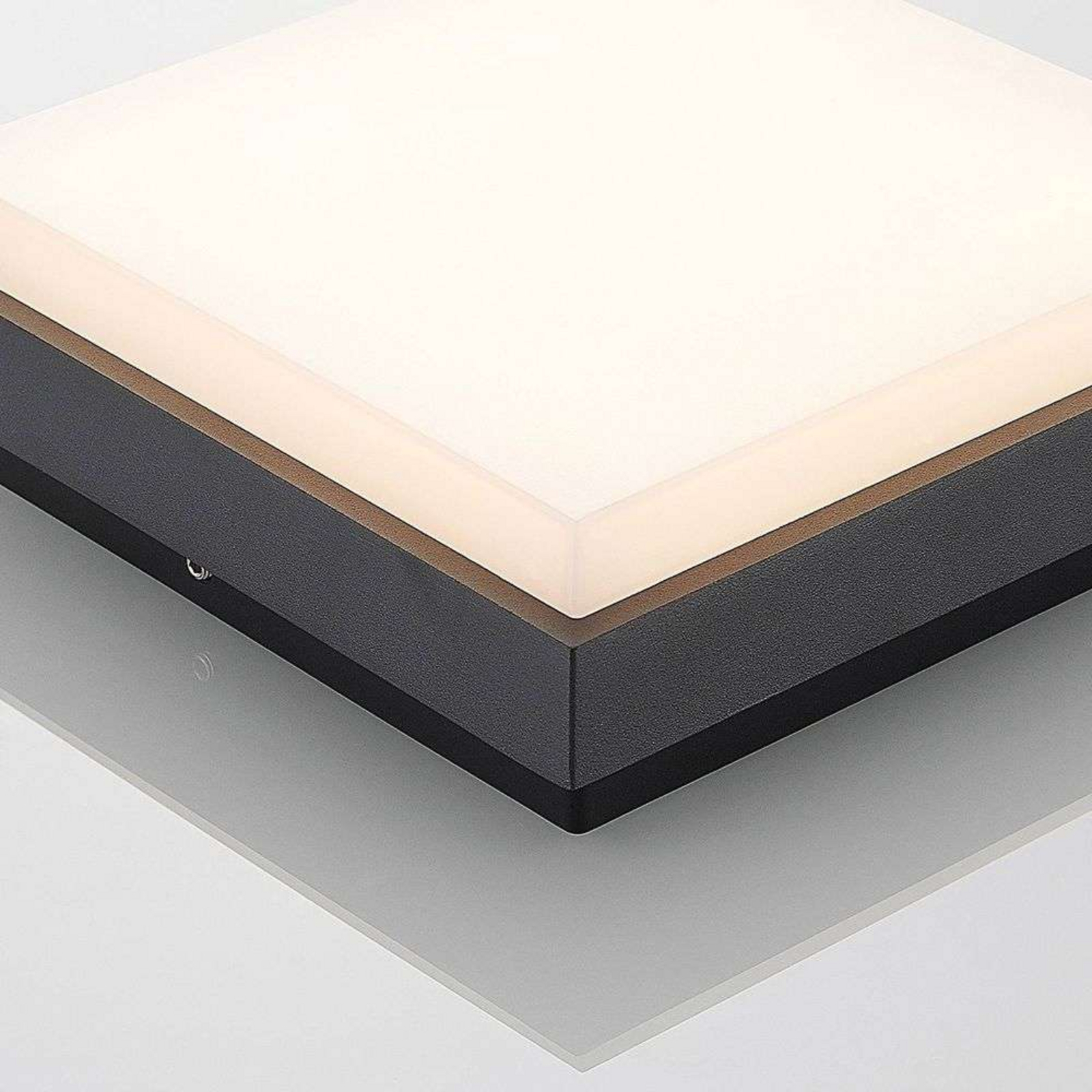 Amra LED Square Ulko Kattovalaisin 17,5 Dark Grey - Lucande