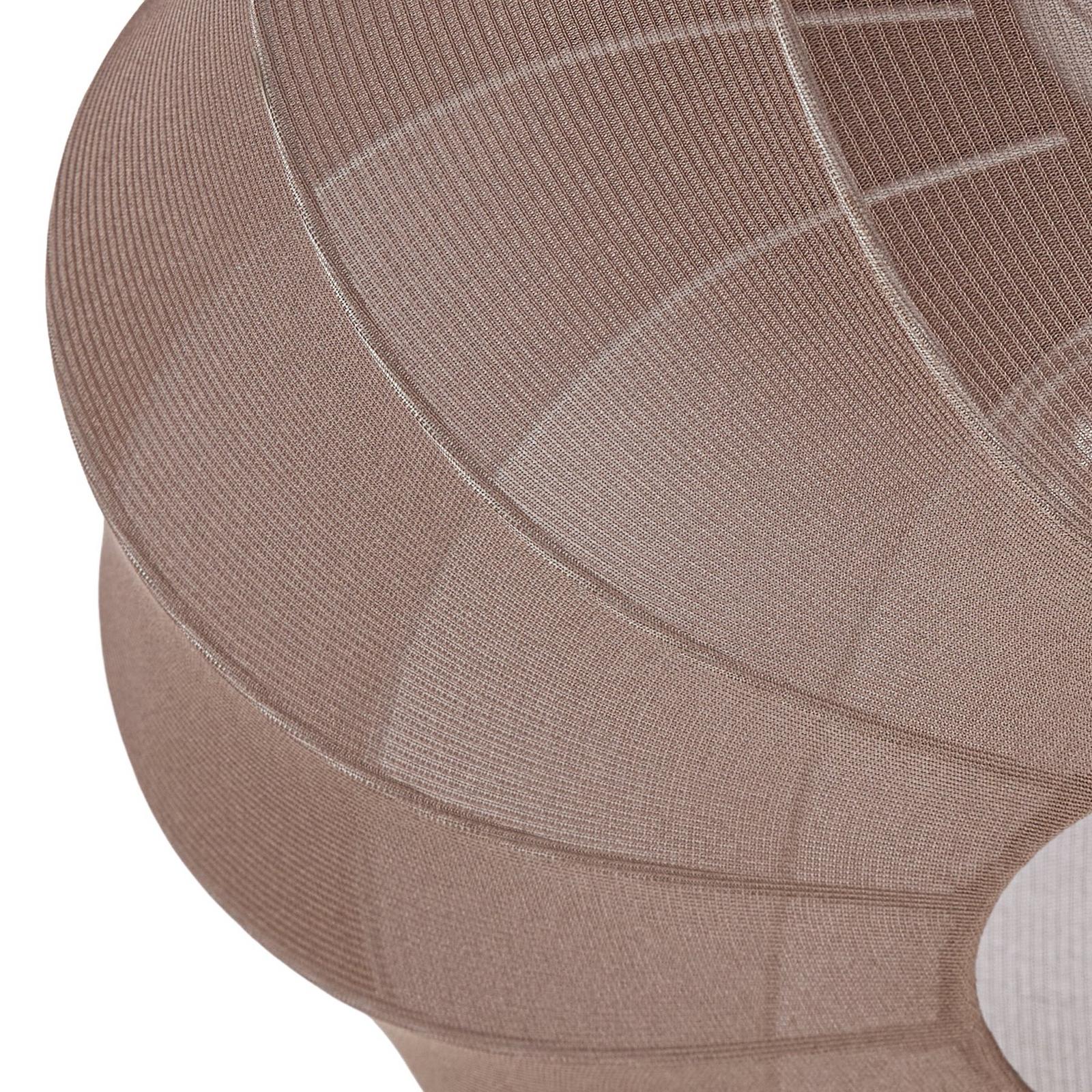 Lindby laelamp Helin, pruun, Ø 60 cm, tekstiil, 3 x E27