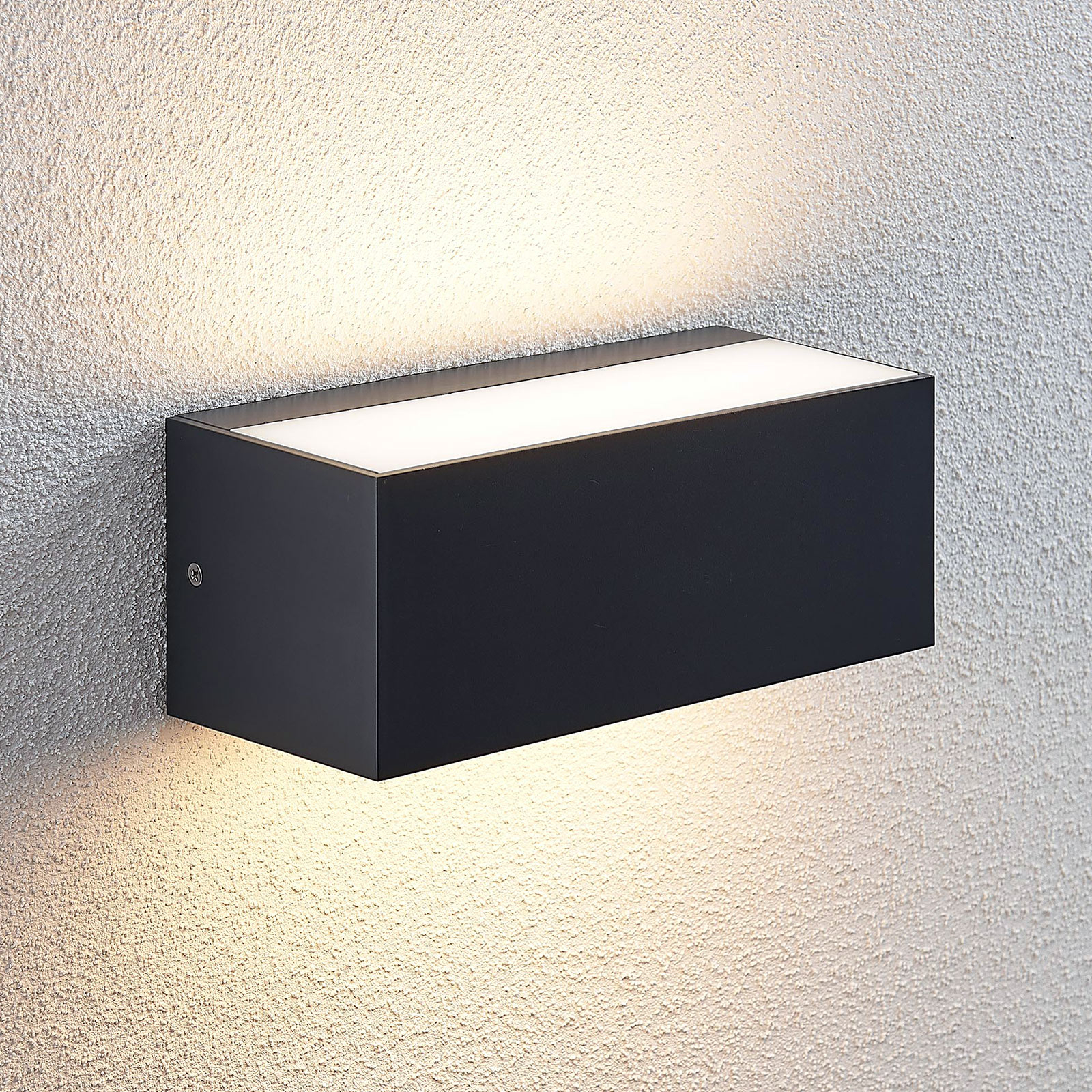 Udendørs LED-væglampe Nienke, IP65, 23 cm