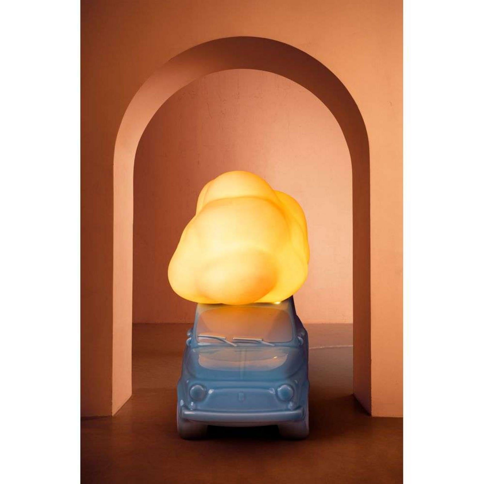 Nuvola Table Lamp Porcelain/Blue - Seletti