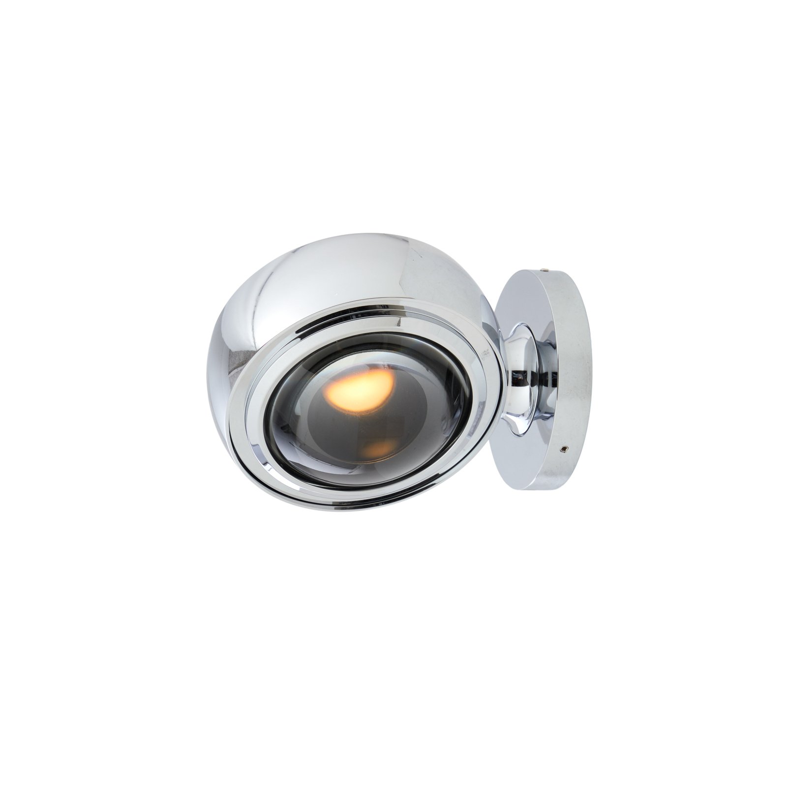 Optic Vegglampe Chrome - Loom Design