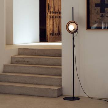 Milan Wire lampa stojąca elastyczna pozycja klosza