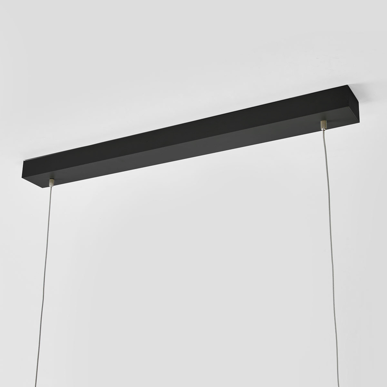 Jolinda LED hanging light for offices, silver