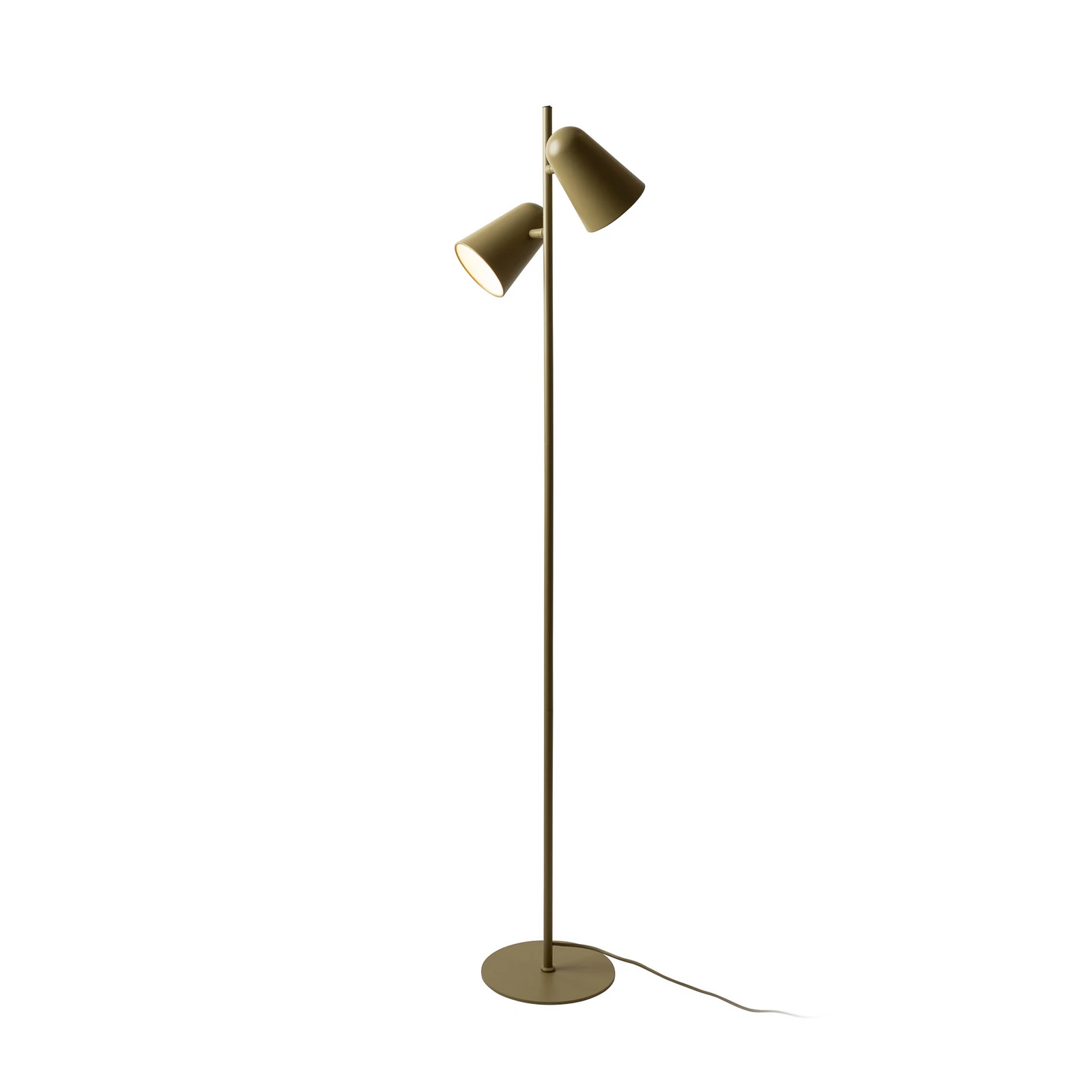 IT'S ABOUT ROMI vloerlamp Salamanca, olijfgroen, 2-lamps