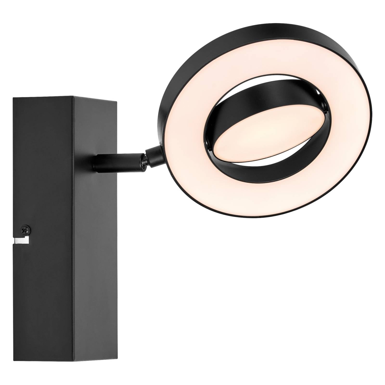 LEDVANCE LED-Wandstrahler Saturn CCT, Schalter, schwarz