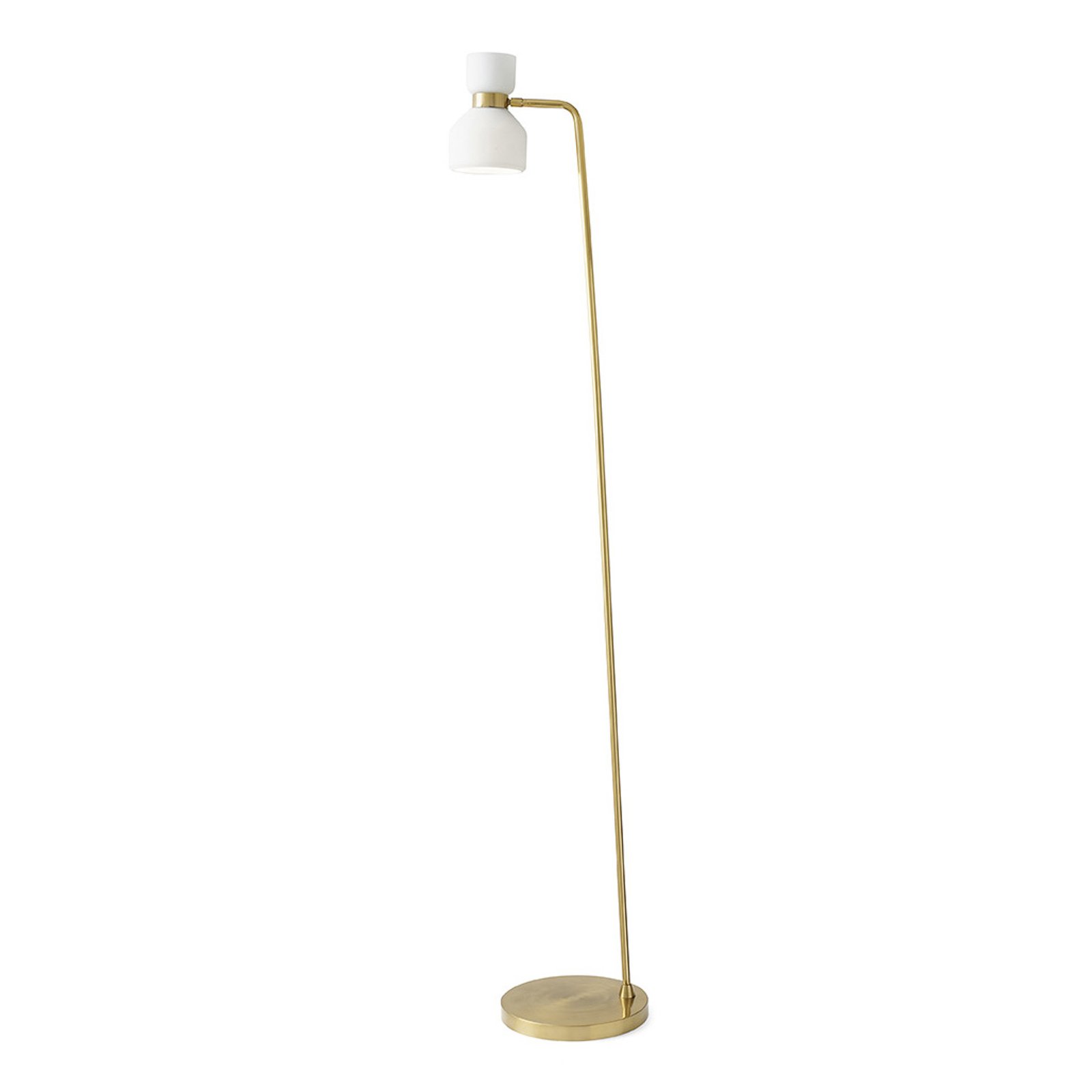 Fifty floor lamp brushed brass