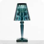 Kartell Big Battery - lampe table IP20, bleu clair