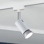 Paulmann URail-tirni spot Pure I, bela mat, GU10, kovina