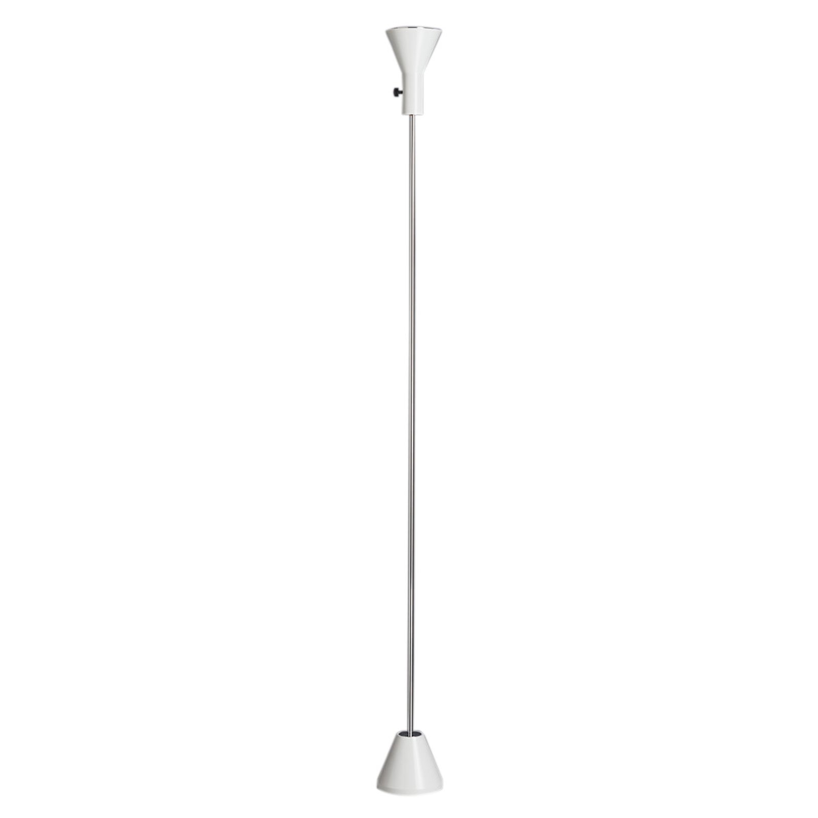 White designer-floor lamp Gru with LED-light