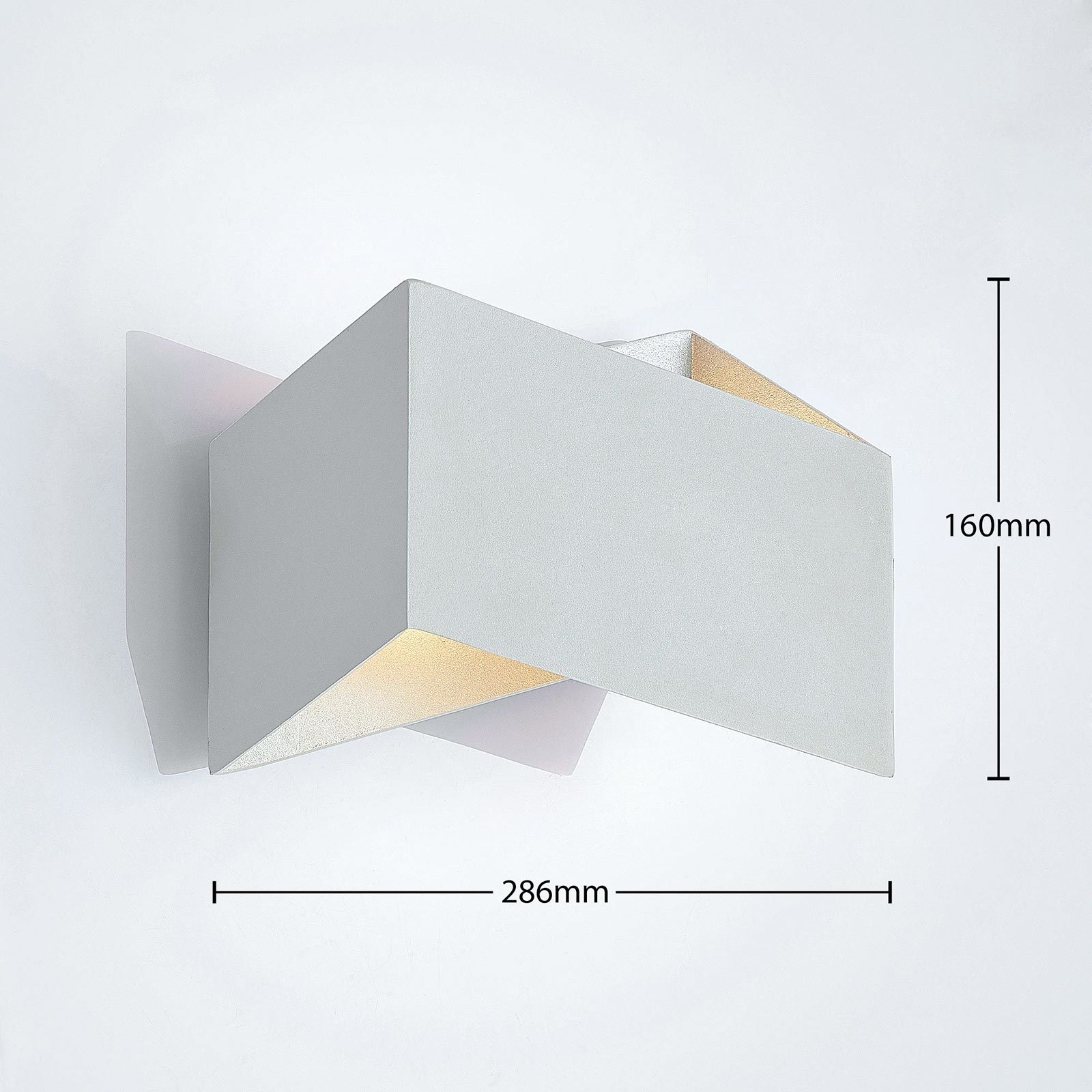 Assona Wall Lamp White/Silver - Arcchio