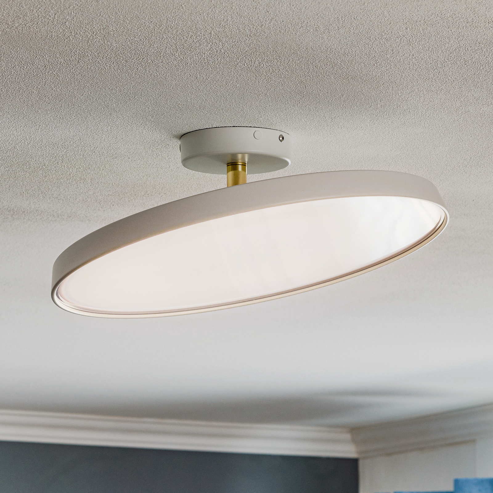 LED-Deckenleuchte Kaito Pro, weiß, Ø 38,5 cm