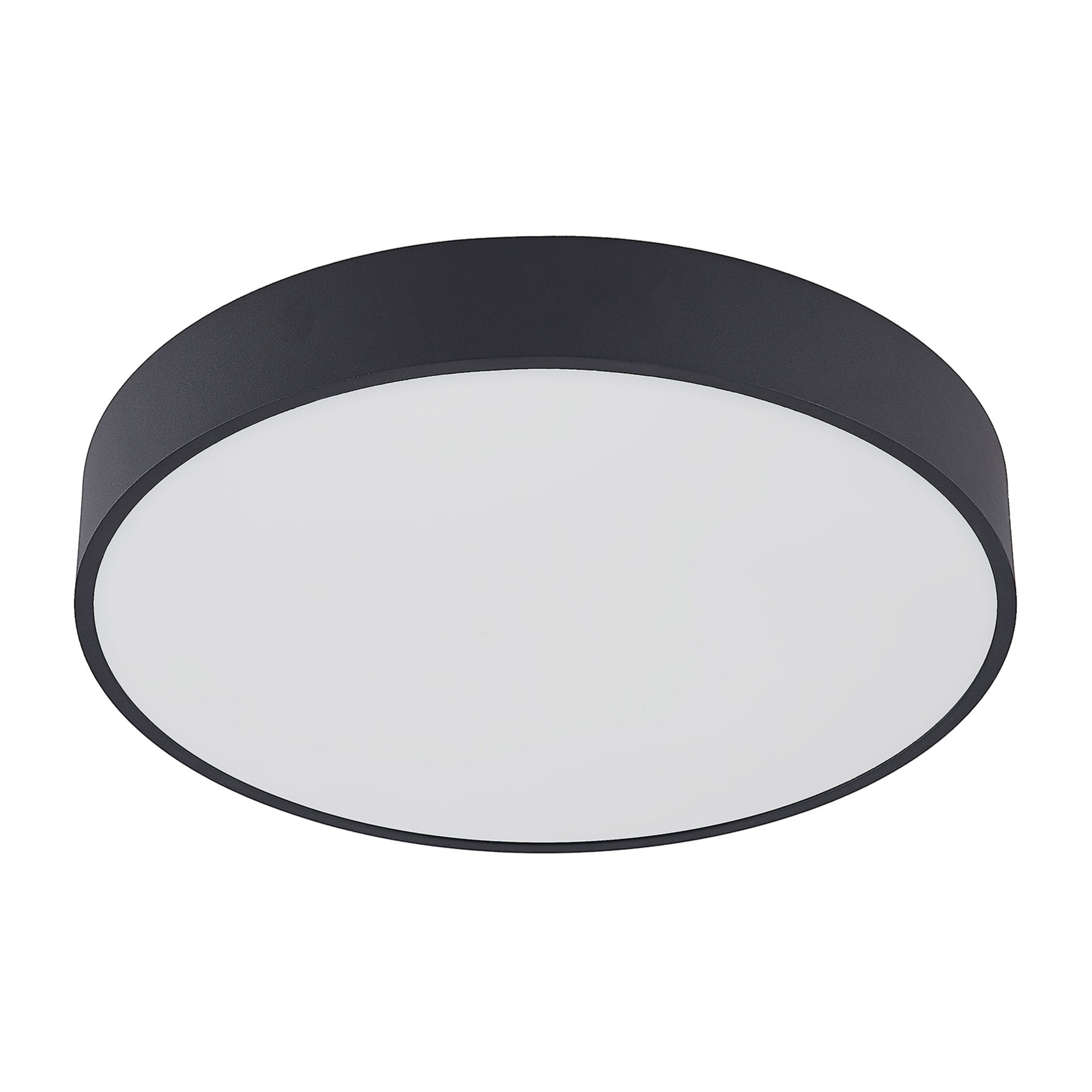 Vanida LED ceiling lamp, black, Ø 40 cm, up/down - Arcchio