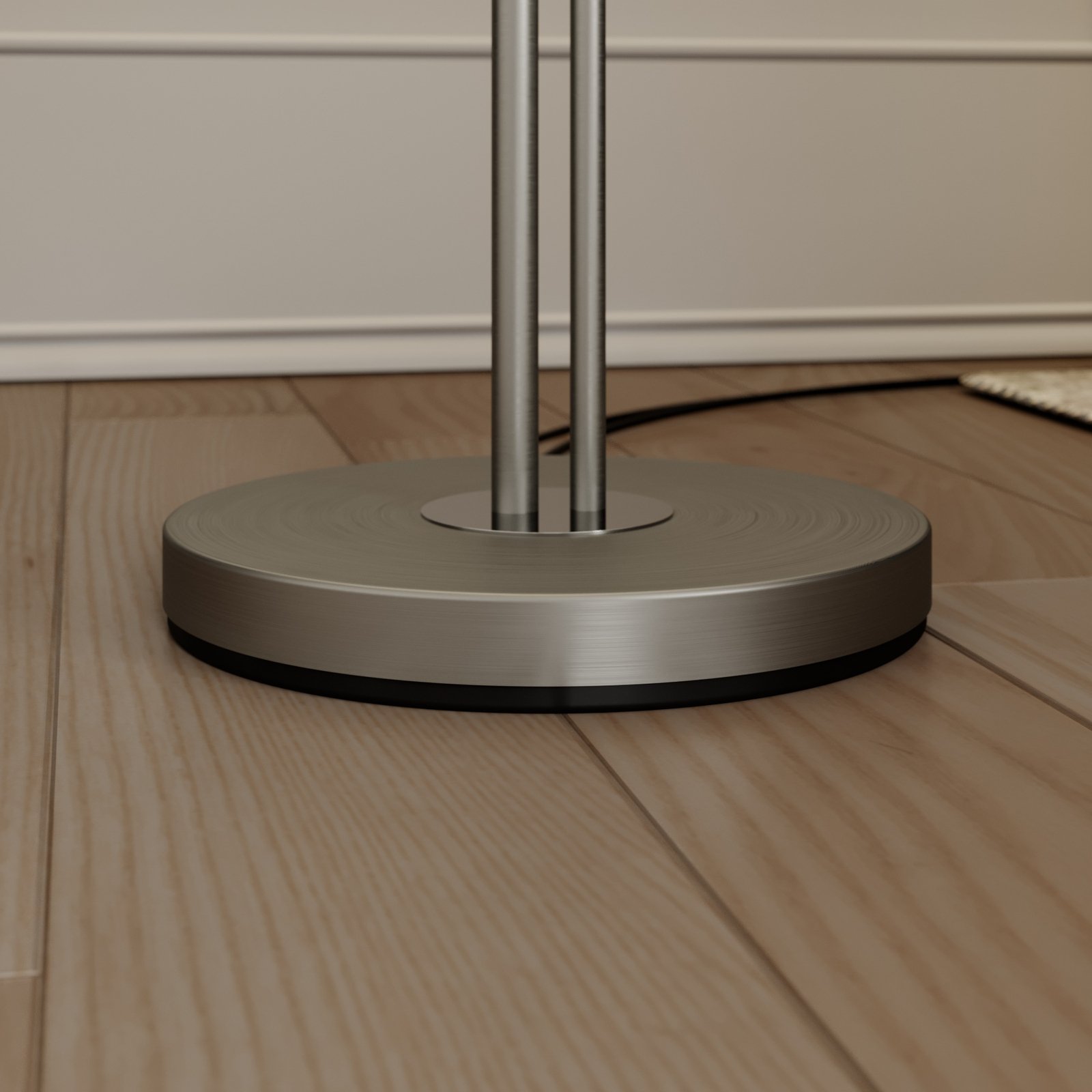 Nantwin Stehleuchte White/Nickel - Lindby