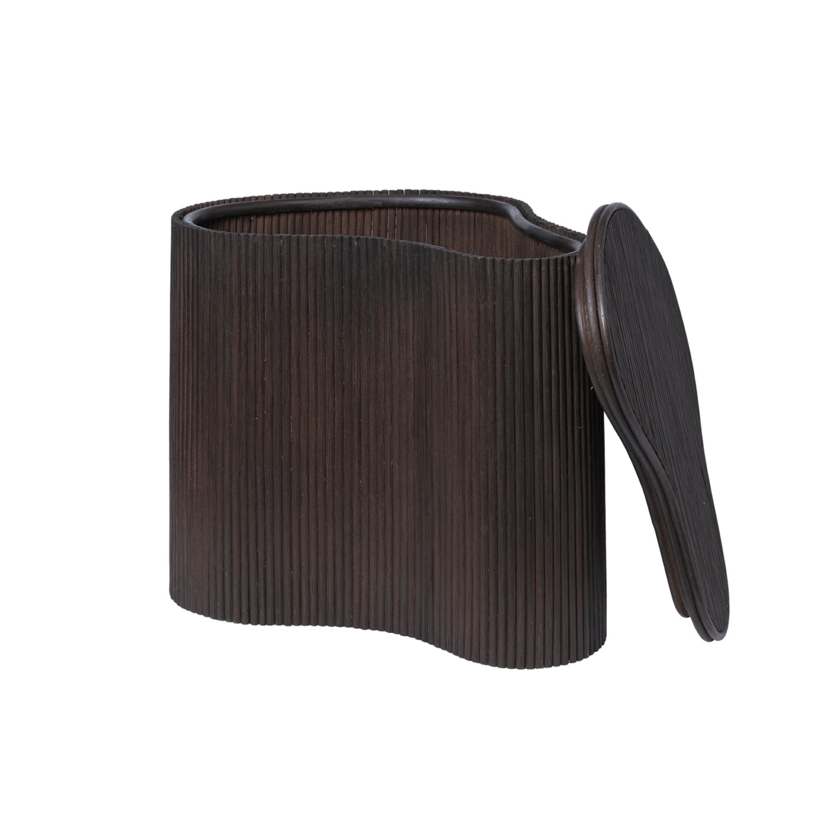 Isola Beistelltisch, dunkelbraun, 46 cm Rattan - ferm LIVING Isola Beistelltisch, dunkelbraun, 46 cm Rattan - ferm LIVING