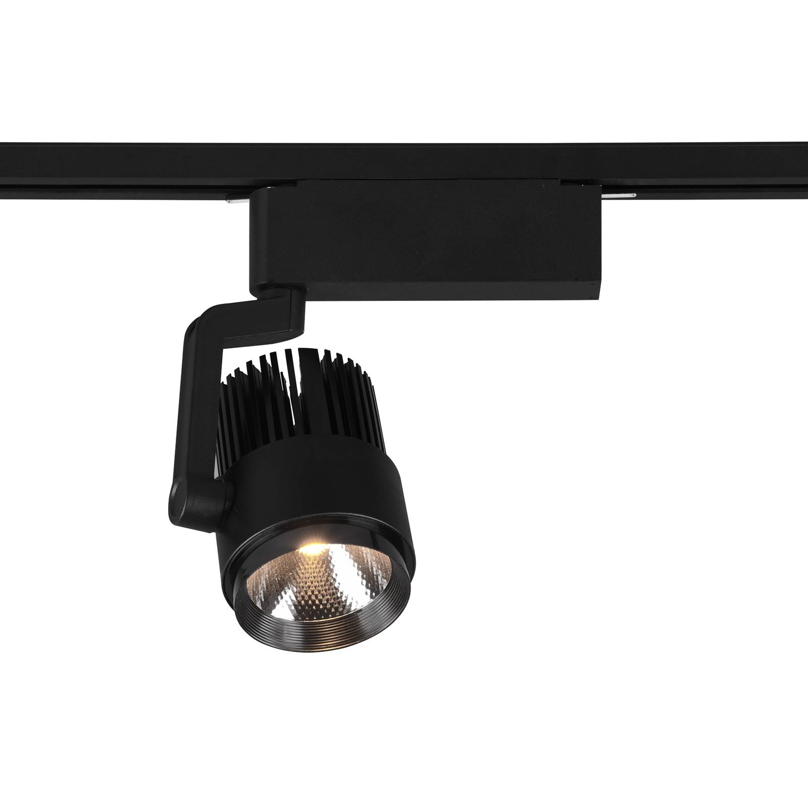 LED-Schienenspot Radiator für DUOline, schwarz matt, CCT