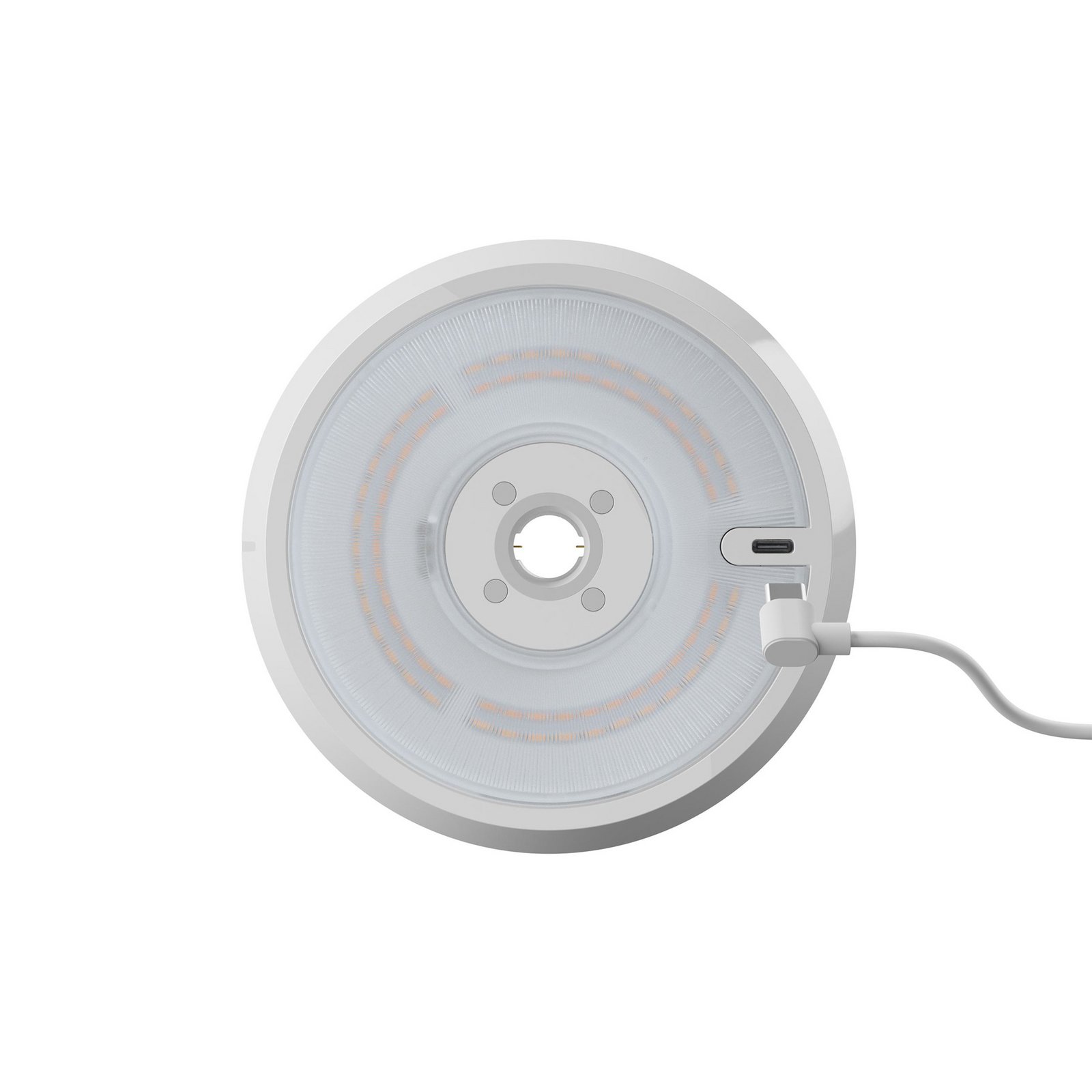 LED-Akku-Tischlampe Mahina, weiß, Höhe 36 cm, Metall, CCT