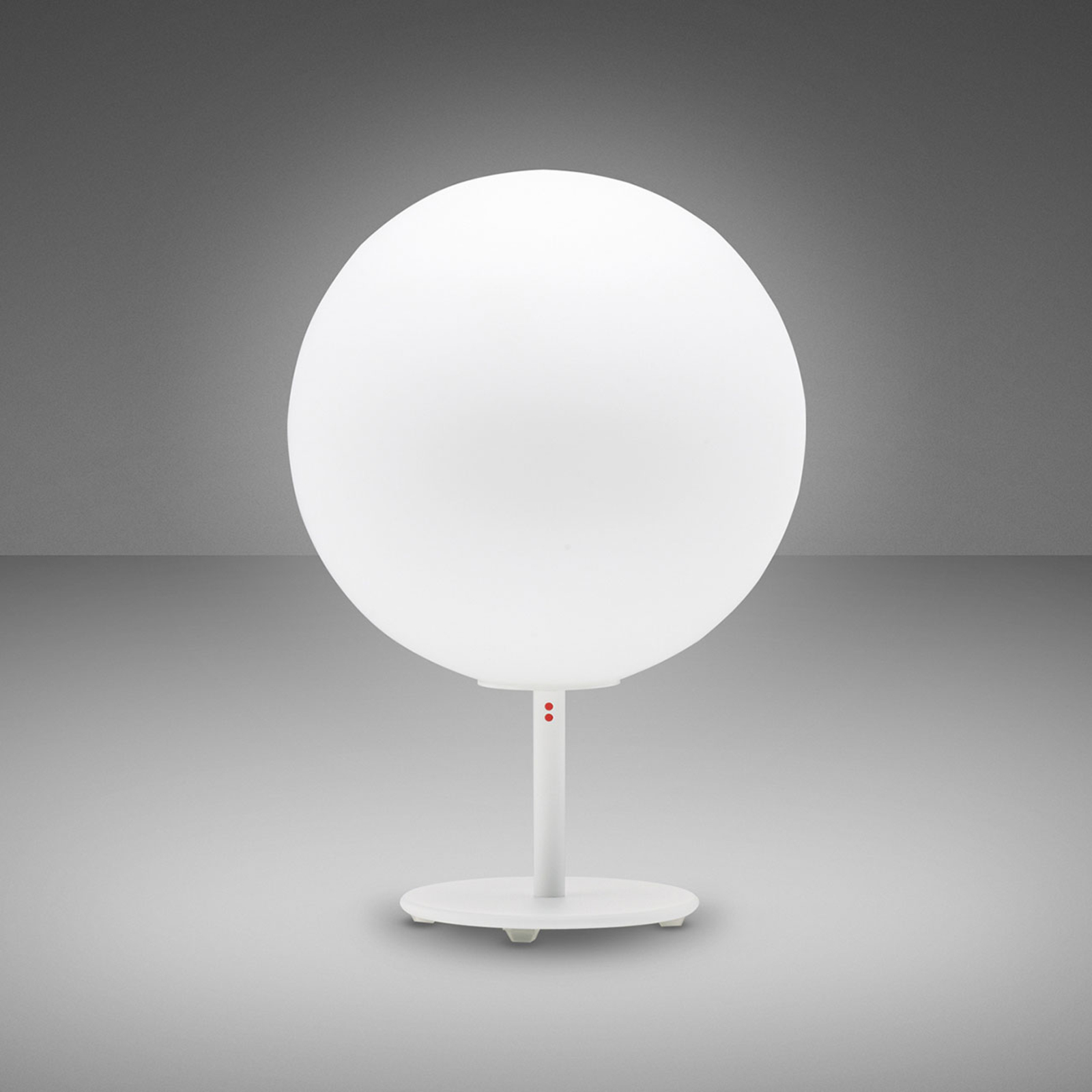 Fabbian Lumi Sfera Glas-Tischleuchte, stehend