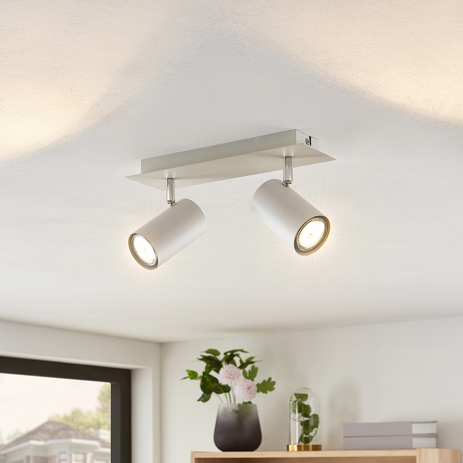 Joffrey 2 Ceiling Lamp White - Lindby