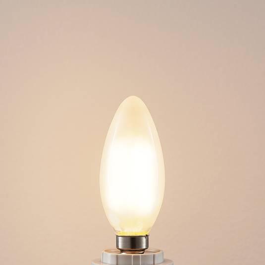LED žiarovka E14 4W 2700K sviečka, stmiev., matná