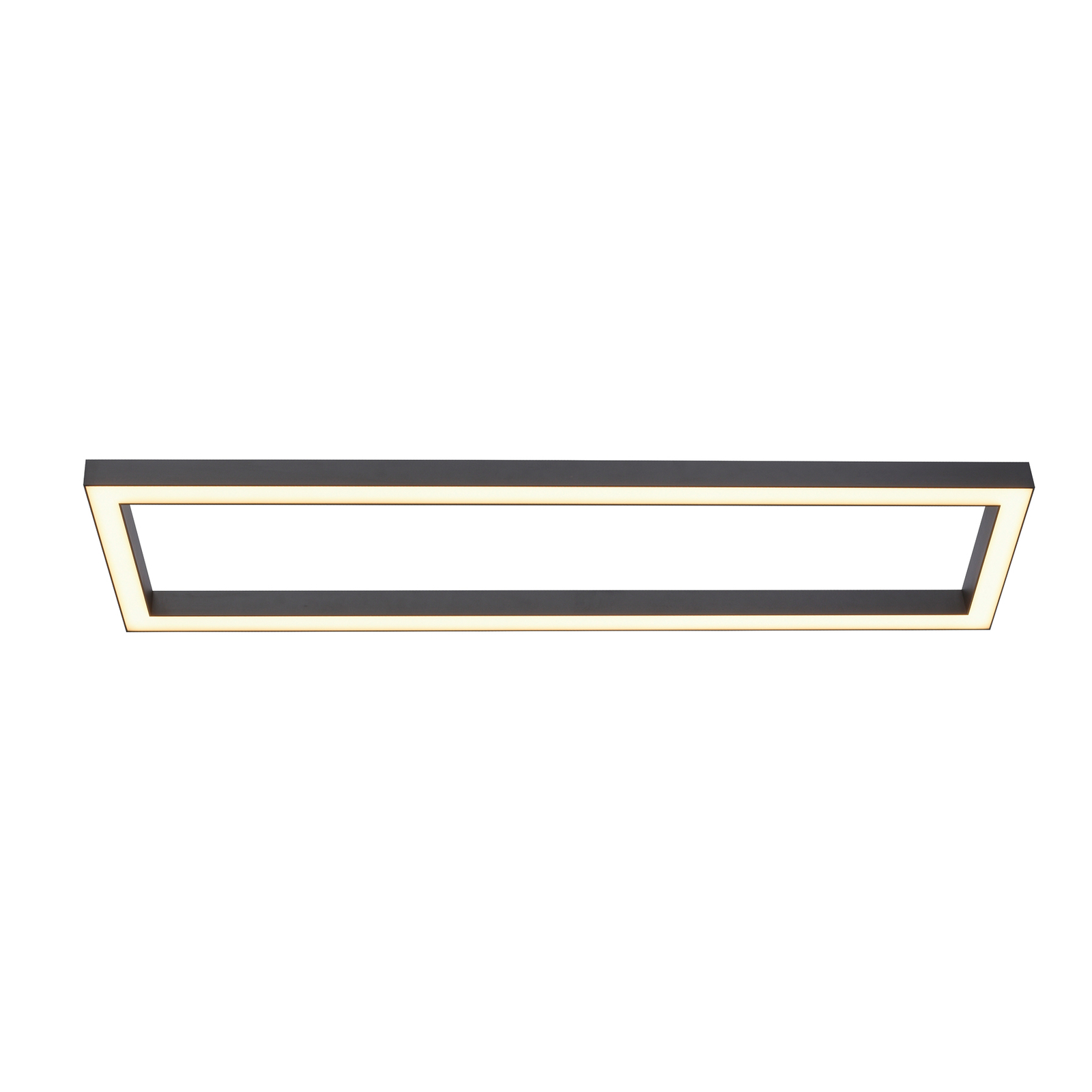 PURE Lines LED-taklampe, kantet, antrasitt