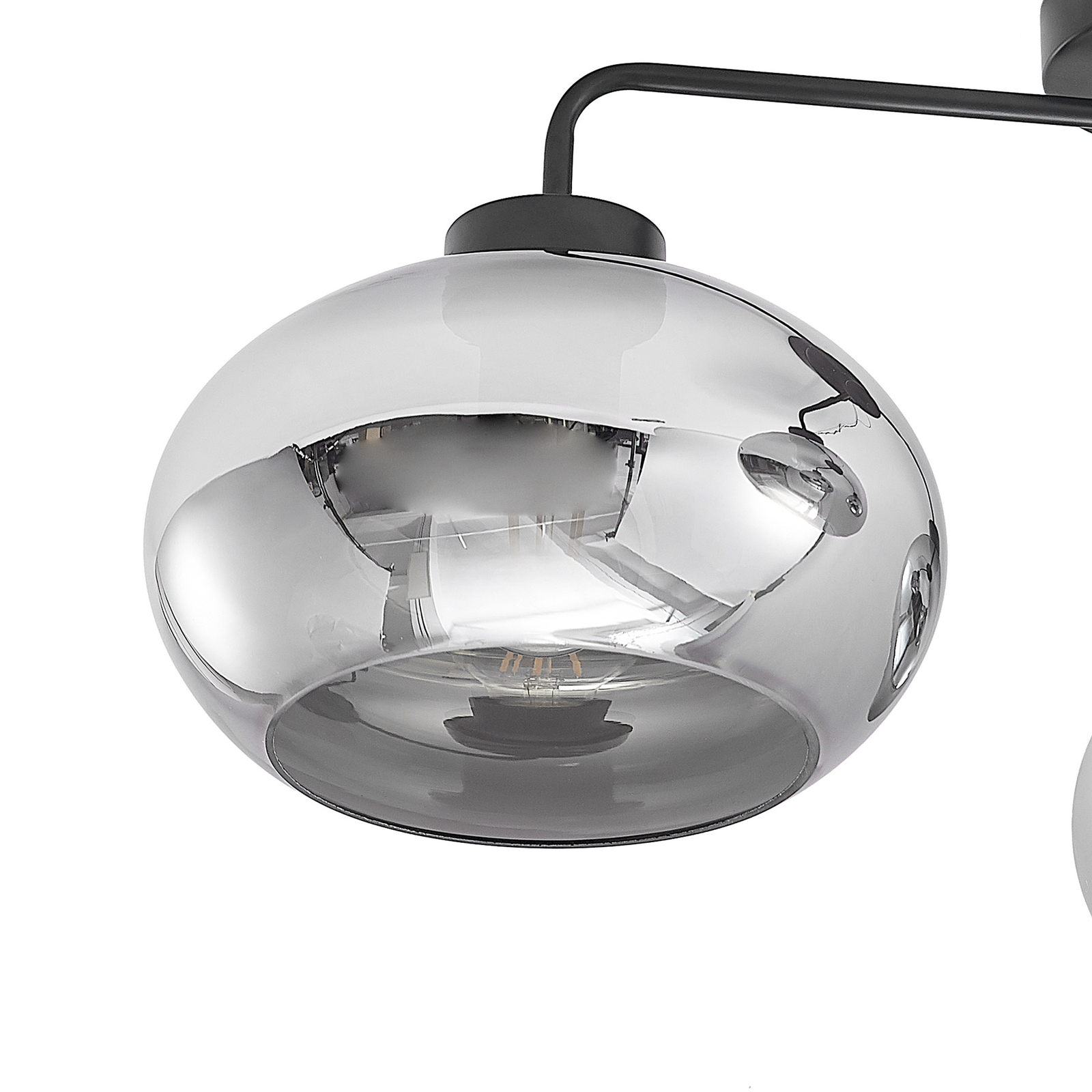 Navidia 3 Plafonnier Smoked - Lindby