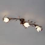 Plafonnier CAMPANA floral à 3 lampes