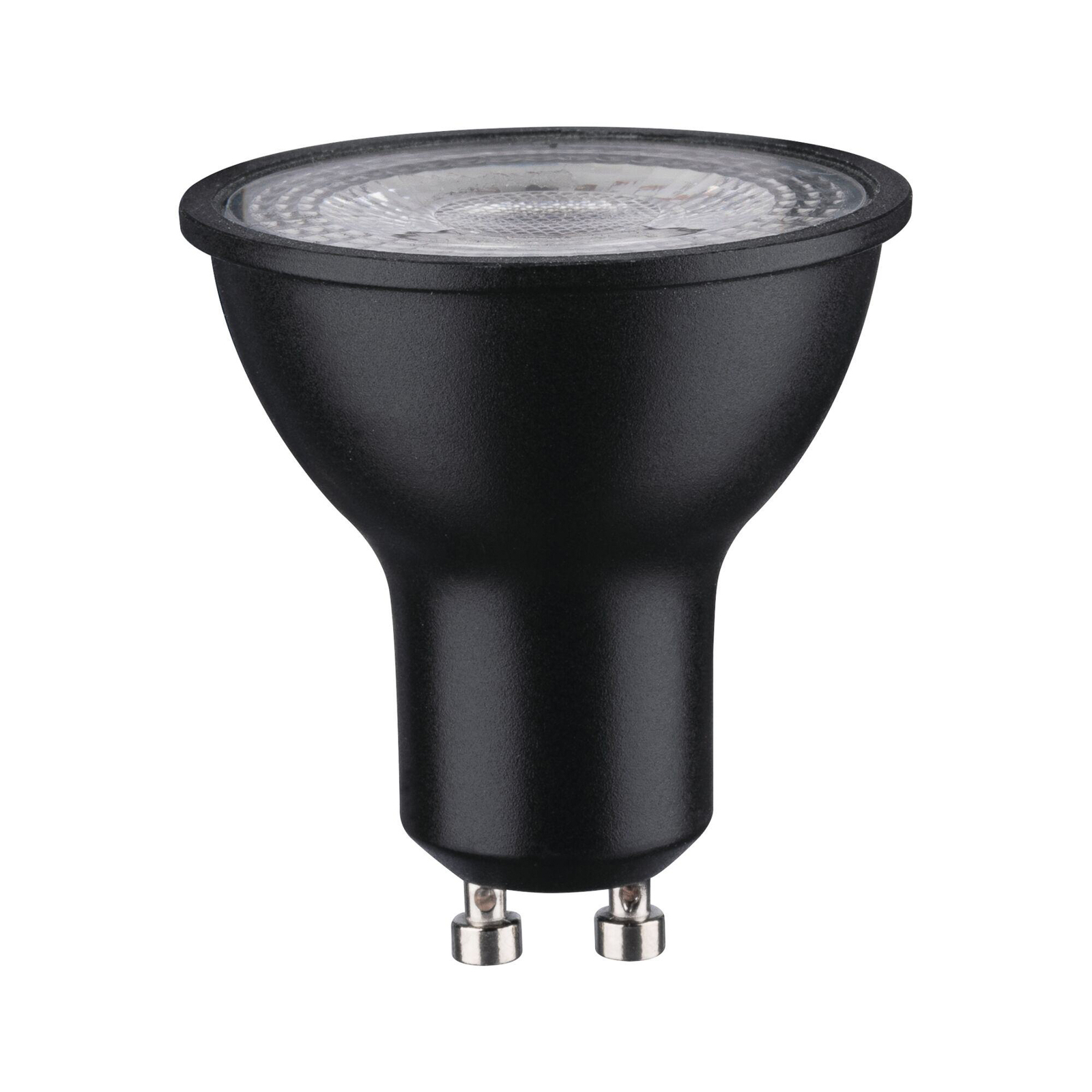 Paulmann LED bulb 4,000 K black GU10 8 W dimmable 36°