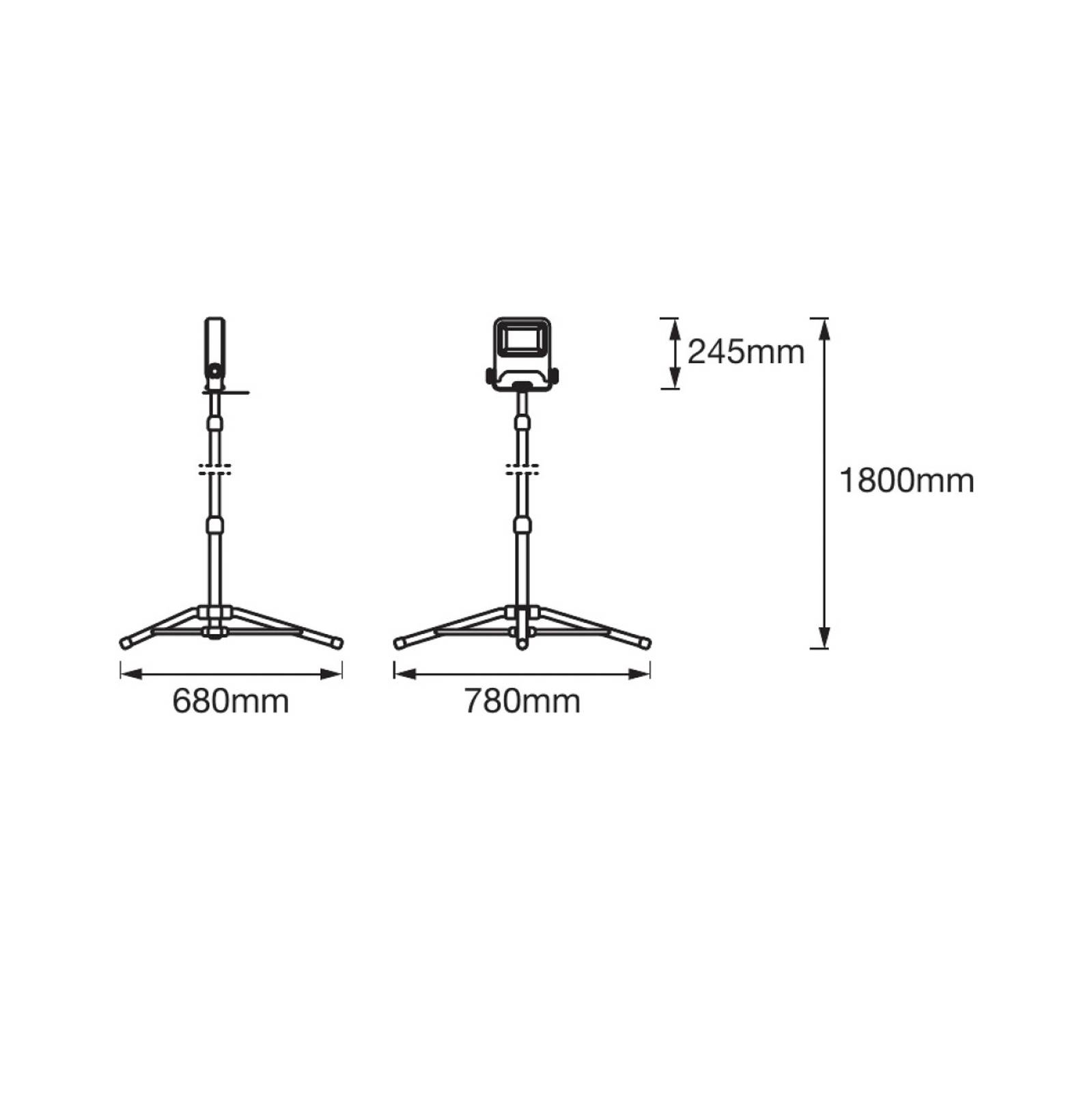 LEDVANCE Worklight Tripod Reflektor budowlany LED 1-punktowy 50W