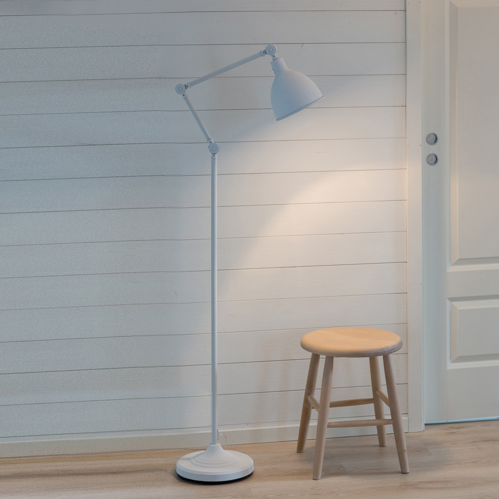 By Rydéns Bazar floor lamp with sand finish