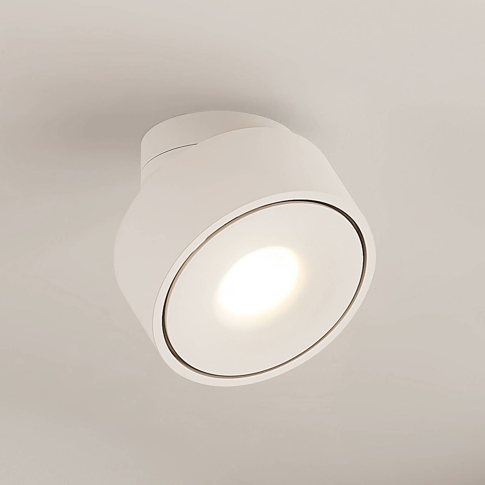 Arcchio Rotari-LED-kattovalo valkoinen käännettävä